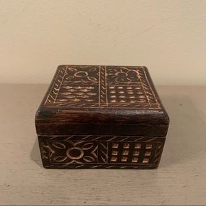 Vintage Wooden Jewelry Box